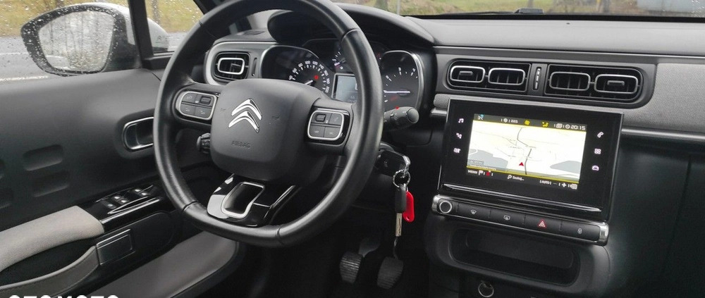 Citroen C3 cena 47900 przebieg: 54000, rok produkcji 2019 z Bisztynek małe 121